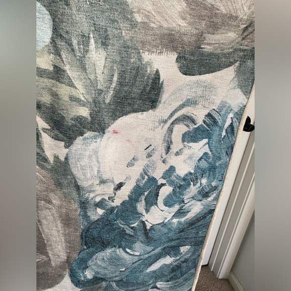 Ruggable Camellia Jade Rug runner COVER ONLY - Picture 4 of 8